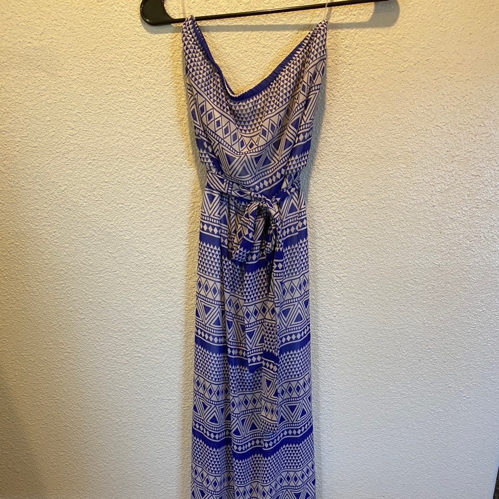 Maxi strapless dress